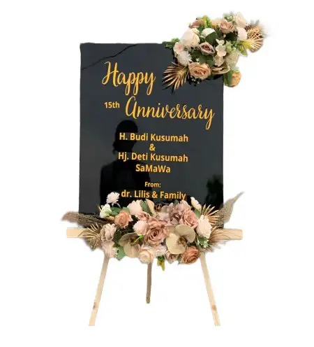 Papan Bunga Akrilik Kampung Bugis