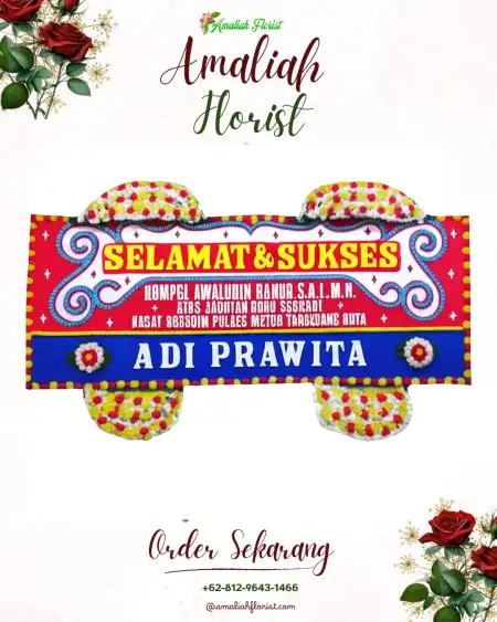 Papan Bunga Ucapan Selamat Kampung Bugis
